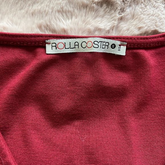 ๐2/$30๐ Deep red fit and flare dress - size small - Picture 4 of 7